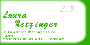 laura metzinger business card